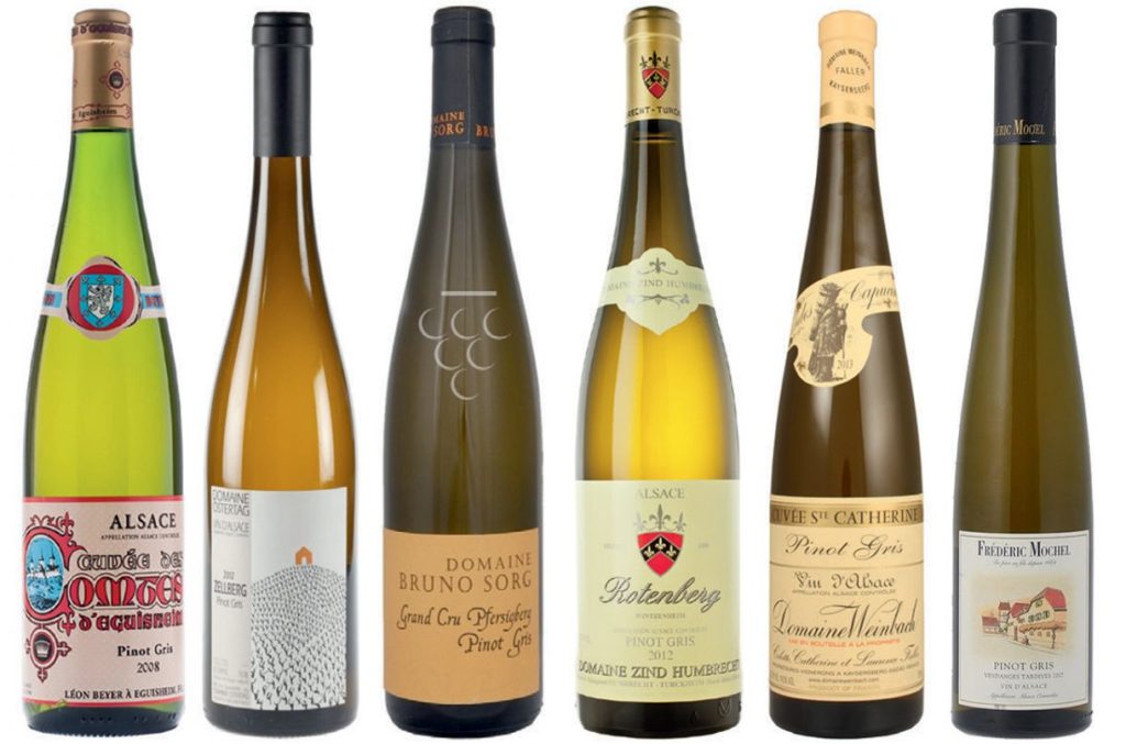 Collection de bouteilles de vins d’Alsace – sélection expressive de crus blancs et rosés, réputés pour leur fraîcheur, leur finesse aromatique et leur héritage viticole alsacien.